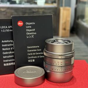 Leica APO-Summicron-M 50mm f2 ASPH. Titanium lens
