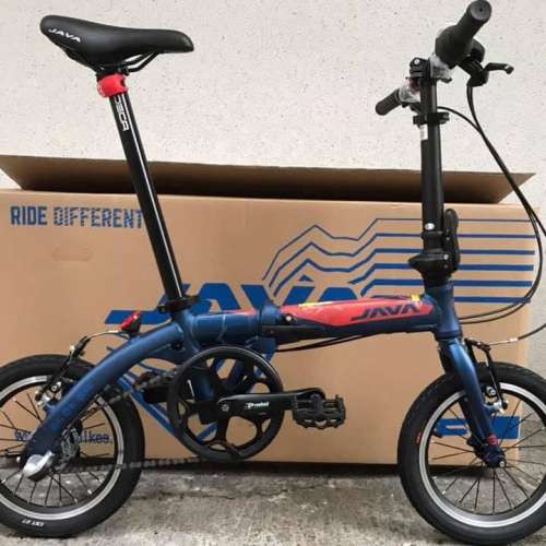 JAVA X3 單速/ 內3速 14吋 鋁合金折叠車 送前後蛙燈叮叮