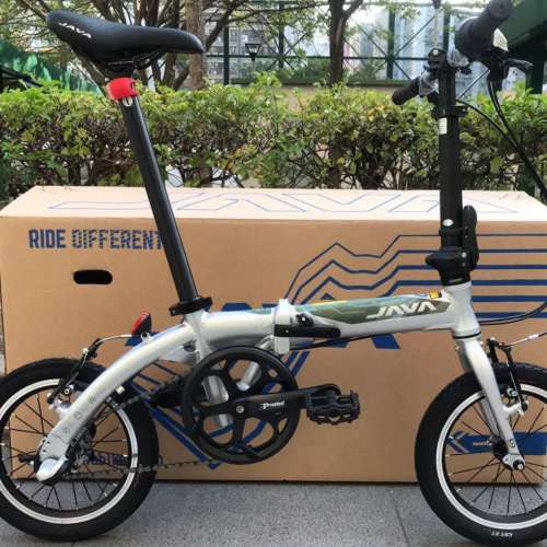 JAVA X3 單速/ 內3速 14吋 鋁合金折叠車 送前後蛙燈叮叮
