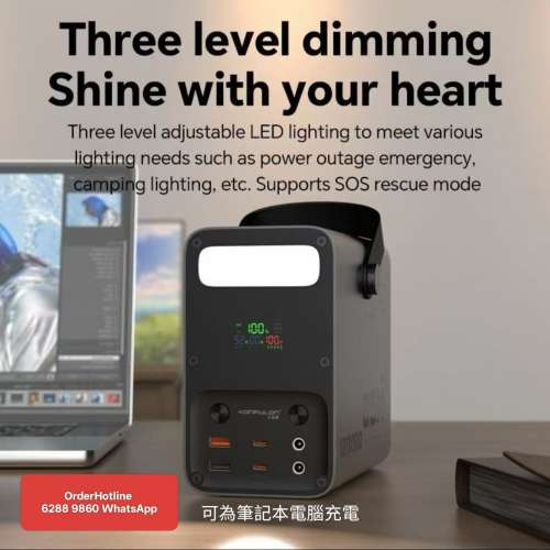 特大功率移動電源 充電寶 Mega Power Bank 120000 mAh. 65w. Premium Quality Product