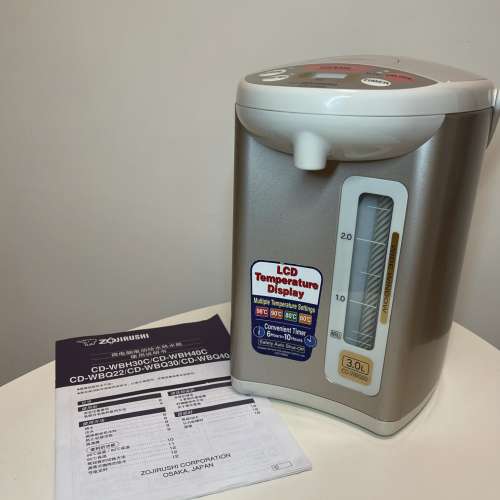 Zojirushi CD-WBQ30 3.0公升電熱水瓶