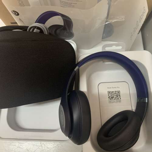 99%New Beats Studio Pro Wireless Headphones Navy, 保到14-8-2026