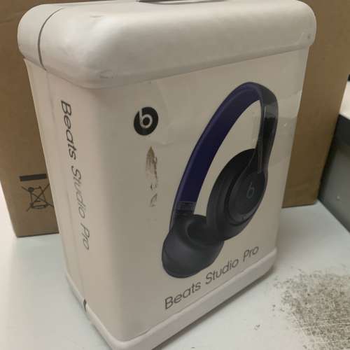 99%New Beats Studio Pro Wireless Headphones Navy, 保到14-8-2026