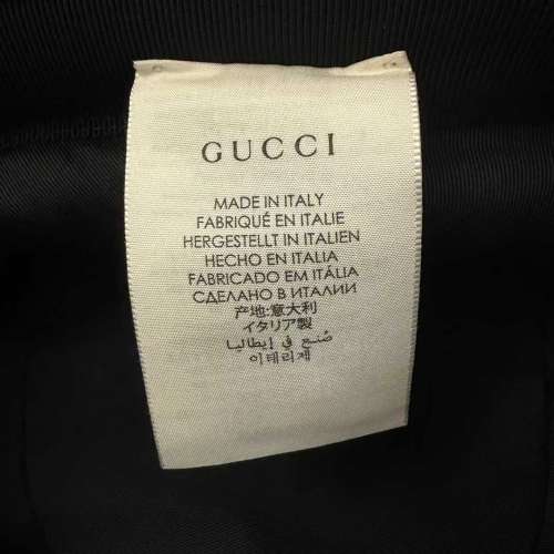 Gucci 的黑色GG Canvas Bucket Hat