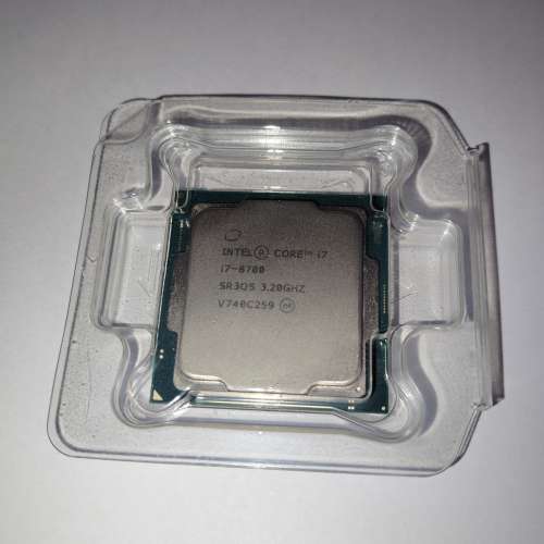 Intel i7 8700 有內顯 cpu（100% work，廠機拆出，代友出售）