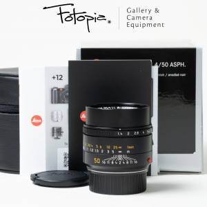|| Leica Summilux-M 50mm F1.4 ASPH II - Black / 11728 with full packing ||