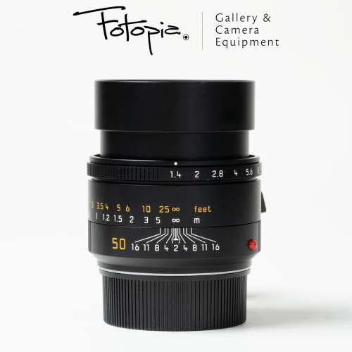 || Leica Summilux-M 50mm F1.4 ASPH II - Black / 11728 with full packing ||