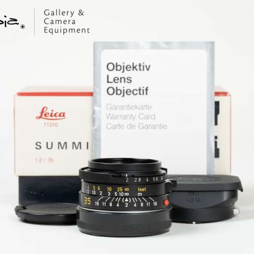 || Leica Summicron-M 35mm F2 - Black / v4 / 7 Elements / Canada, full packing ||