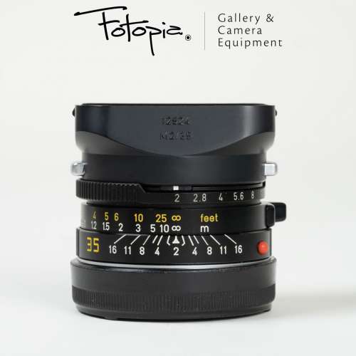 || Leica Summicron-M 35mm F2 - Black / v4 / 7 Elements / Canada, full packing ||