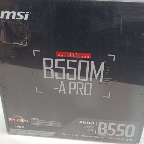 全新 MSI B550M-A PRO (MB-RB55MAP)