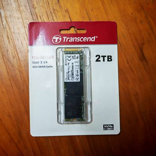 全新Transcend 2TB SSD & 2TB M. 2 SSD