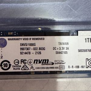 Kingston 1TB NV1 PCIe Gen3.0 NVME M.2 SSD