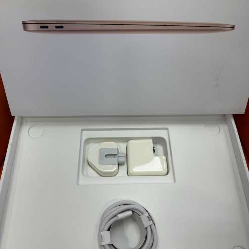 99%New MacBook Air 13吋 M1 2020年 8+256SSD 玫瑰金色 全套有盒有配件 香港行貨 首...