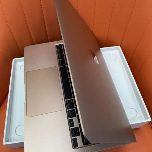99%New MacBook Air 13吋 M1 2020年 8+256SSD 玫瑰金色 全套有盒有配件 香港行貨 首...