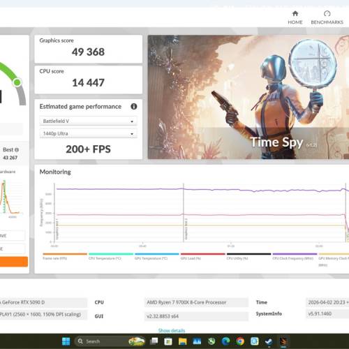 MSI RTX 5090D Gaming Trio 32GB GDDR7 (行貨有保)