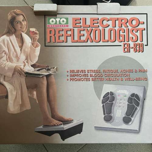 OTO Electro-Reflexologist ER-839 足部按摩器 全套齊(連搖控, 按摩贴) 清屋出售HK...