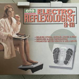 OTO Electro-Reflexologist ER-839 足部按摩器 全套齊(連搖控, 按摩贴) 清屋出售HK...