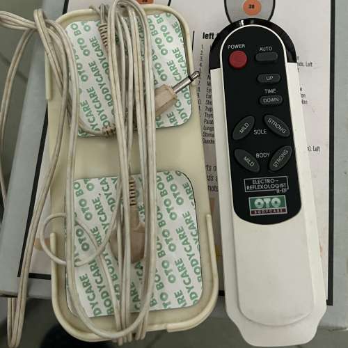 OTO Electro-Reflexologist ER-839 足部按摩器 全套齊(連搖控, 按摩贴) 清屋出售HK...