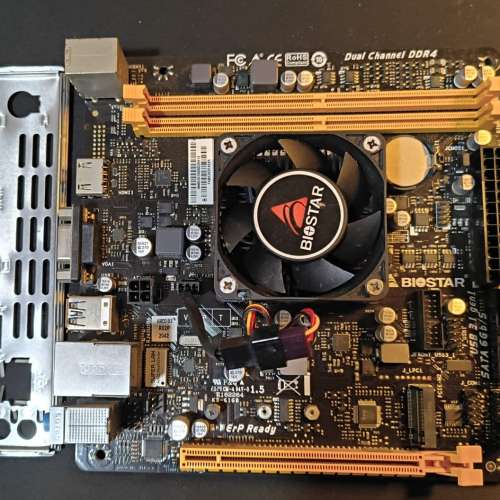ITX Biostar A10N-9830E 主版 帶四核CPU DDR4 M.2  (正版Window11Home)