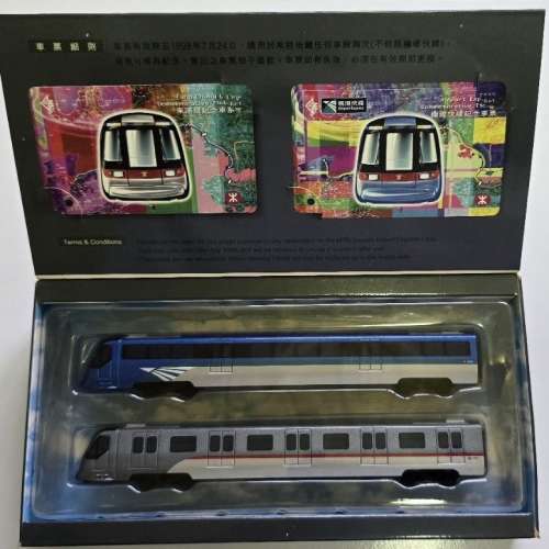 紀念港鐵列車模型套裝