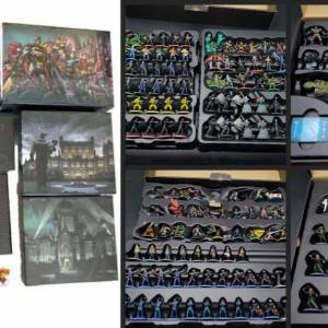 FULLY PAINTED BATMAN Gotham City Chronicles Boardgame Kickstarter Season 1