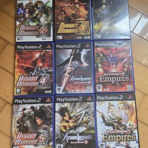 三國無雙 英文版Dynasty Warriors PS2 Games PAL