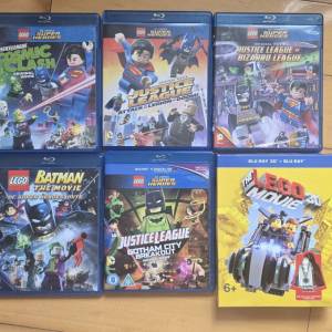 The LEGO movie 3D BluRay Blu Ray DC Batman Justice League superman flash