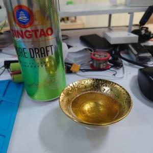 流金酒碗