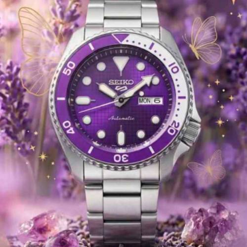 Seiko紫色錶 紫錶 Seiko 5 Sports 精工錶 手錶 限量版 新加坡版 速遞空運到港 $4200...