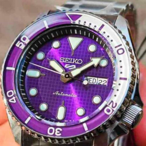 Seiko紫色錶 紫錶 Seiko 5 Sports 精工錶 手錶 限量版 新加坡版 速遞空運到港 $4200...