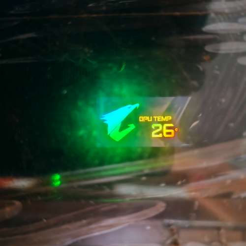 3080ti 12G 自帶有顯示温度