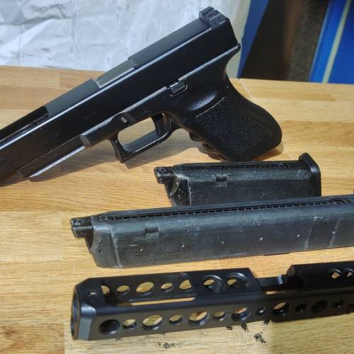 KSC G34 金身+長短匣+滑套+槍械影碟