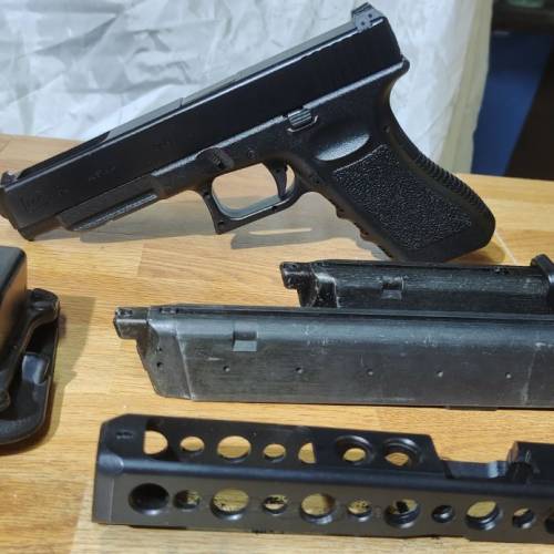 KSC G34 金身+長短匣+滑套+p+影碟