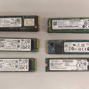 Samsung Toshiba SK M.2 512GB NVMe SSD 健康度96-100%