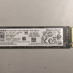WD SN730 M.2 512GB NVMe SSD 全新