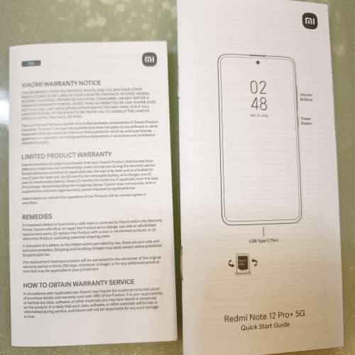 紅米 Redmi Note 12 Pro+ 5G機 8GB + 256GB (黑色) $1000