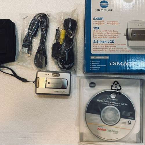 Konica Minolta CCD 數碼相機，全套有盒