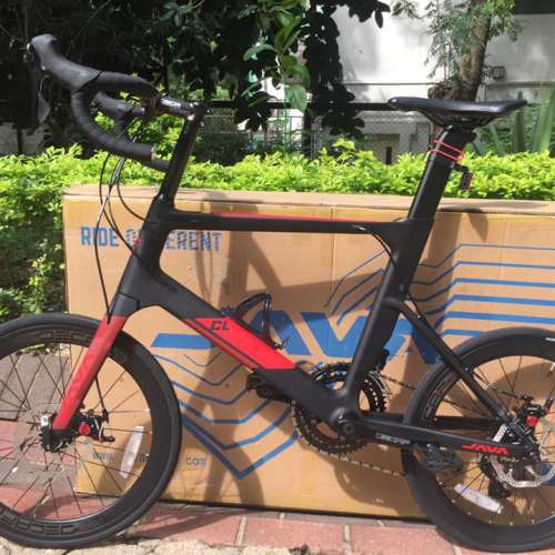 JAVA CL CARBON 22速 R7000件 彎把款 碳纖小輪車