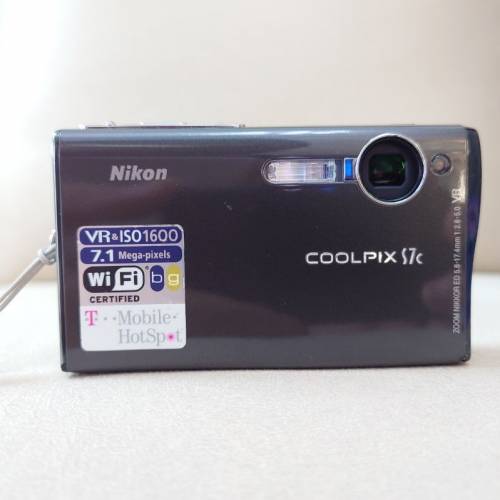 Nikon Coolpix S7c 新淨灰色尼康 CCD相機 Grey Pocket Travel CCD Camera 35-105mm ...