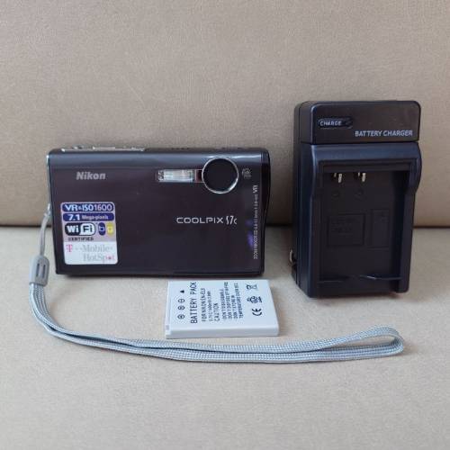 Nikon Coolpix S7c 新淨灰色尼康 CCD相機 Grey Pocket Travel CCD Camera 35-105mm ...