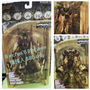 平售全新mcfarlane spawn 再生俠8 吋大機械人玩具模型New robot toy figure