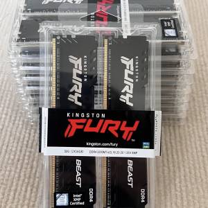 金士頓DDR4 32G 3200套裝 16Gx2 8Gx2 3600 2666全相容 桌上型記憶體