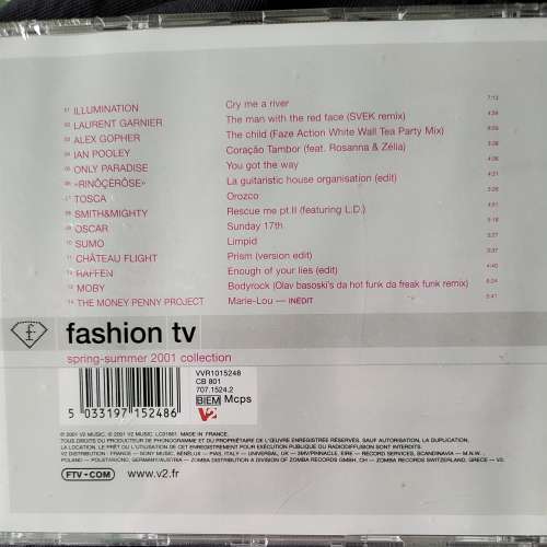 CD fashion tv spring-summer 2001 collection