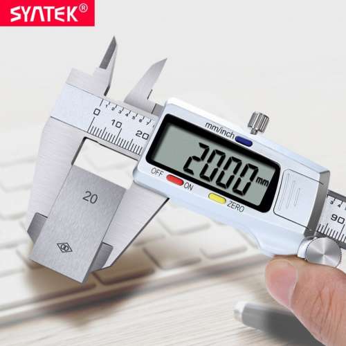 SYNTEK不銹鋼數字卡尺 遊標尺 高精度