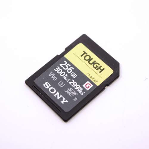 Sony TOUGH G SD Card 256GB (SF-G256T SDXC UHS-II 記憶卡) 香港行貨