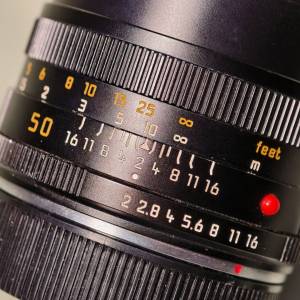 Leica R 50mm f2 Summicron 後期版 合FUJI GFX 菲林 Canon R5 R6 R8 NIKON Z8 ZF S...