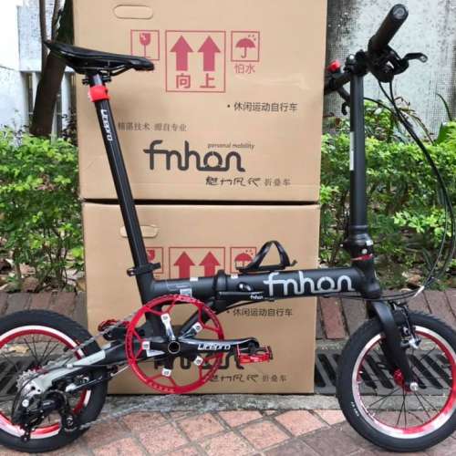 風行 FNHON 1402 二代 FGA 1403 鋁合金車架 外3速 14吋 折叠車 送叮叮水架前後蛙燈