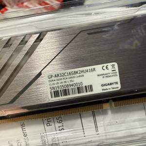Aorus (Gigabyte) RGB DDR4-3200 8GB x2