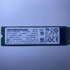 SK Hynix PC601 512GB m.2 nvme PCIE 3.0 SSD