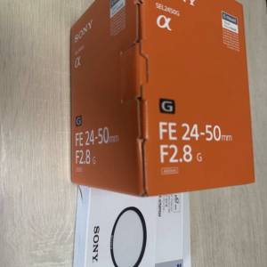 Sony 24-50 2.8g 原廠濾鏡